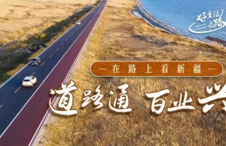 美麗中國·在路上看新疆：去“空中草原”看風景 道路通則百業(yè)興