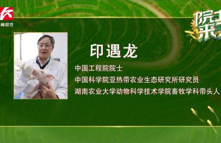“養(yǎng)豬院士”印遇龍：用科技幫助農(nóng)民“養(yǎng)好豬、好養(yǎng)豬”