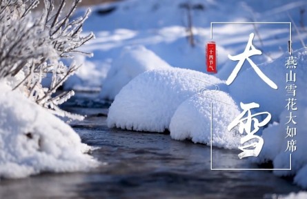 大雪，燕山雪花大如席