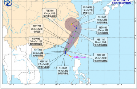 今年第4號臺風(fēng)“丹娜絲”生成 兩省啟動防臺風(fēng)應(yīng)急響應(yīng)
