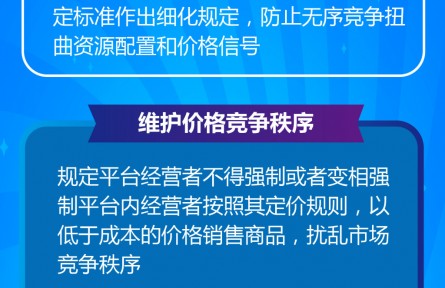 《互聯(lián)網(wǎng)平臺價格行為規(guī)則（征求意見稿）》如何規(guī)范經(jīng)營者價格競爭行為？